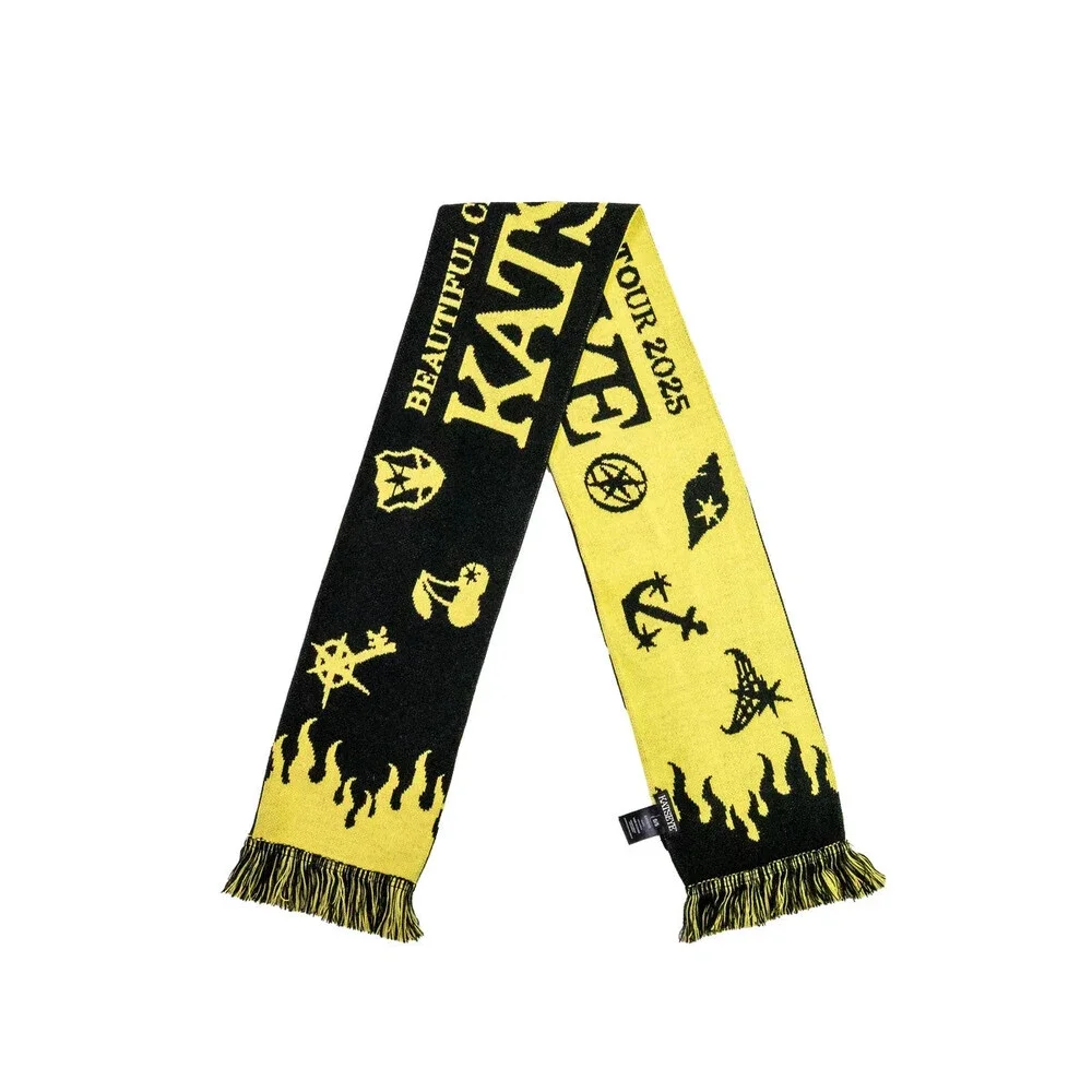 katseye beautiful chaos slogan muffler scarf tour exclusive